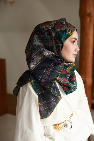 %100 Vual İpek Şal 441002-17