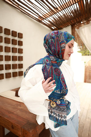 %100 Vual İpek Şal 441002-20