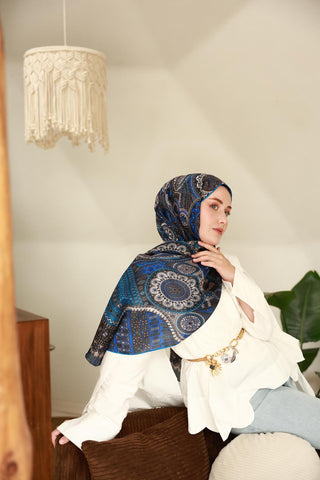 %100 Vual İpek Şal 441002-04