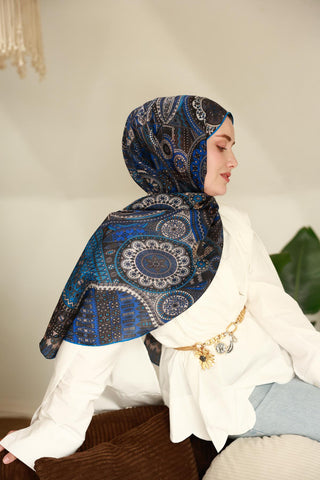 %100 Vual İpek Şal 441002-04