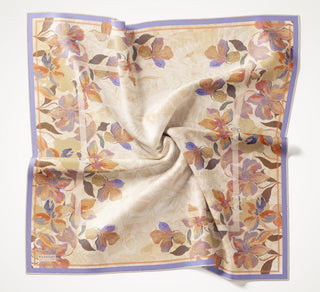 Twill İpek Eşarp Evreka Fildişi 90x90