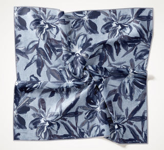 Twill İpek Eşarp Sulu Boya Bebe Mavi 90x90