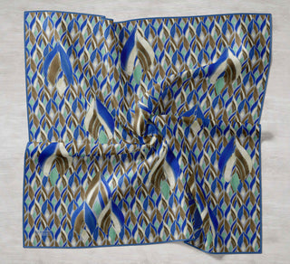 Twill İpek Eşarp Serenit Saks 90x90