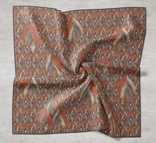 Twill İpek Eşarp Serenit Turuncu 90x90