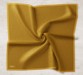 Viscose Velora Scarf, Four Seasons, Baroque Floral Pattern, Espresso, 90x90 cm 