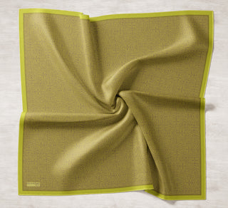 Viscose Velora Scarf, Four Seasons, Baroque Floral Pattern, Espresso, 90x90 cm 