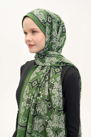 Urban Hours Luvia Canlı Yeşil Mayda Şal 190x70 - | Silk Home