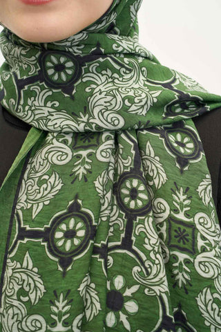 Urban Hours Luvia Canlı Yeşil Mayda Şal 190x70 - | Silk Home