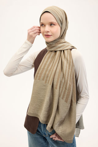 Urban Hours Orya Krem Mayda Şal 190x70 - | Silk Home