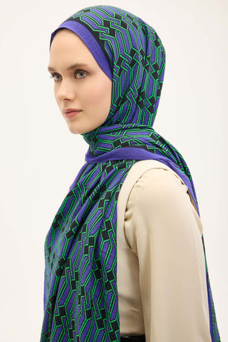 Urban Hours Lumera Mor Mayda Şal 190x70 - | Silk Home