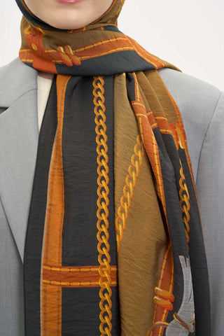 Urban Hours Harmony Navy Blue Mayda Shawl 190x70