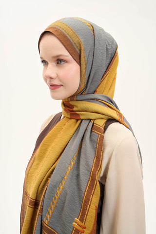 Urban Hours Harmony Navy Blue Mayda Shawl 190x70