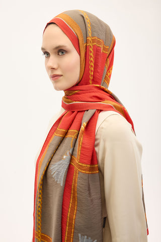 Urban Hours Harmony Navy Blue Mayda Shawl 190x70