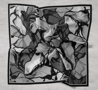 Arve Eşarp Lina Siyah 90x90