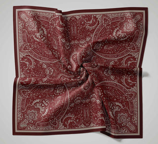 Arve Eşarp Noa Kiremit Bordo 90x90