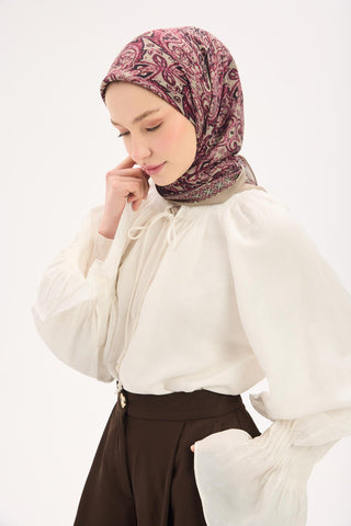 Arve Eşarp Viona Vizon 90x90