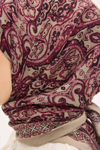 Arve Eşarp Viona Vizon 90x90