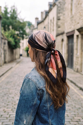Bandana Autumn Desen Siyah