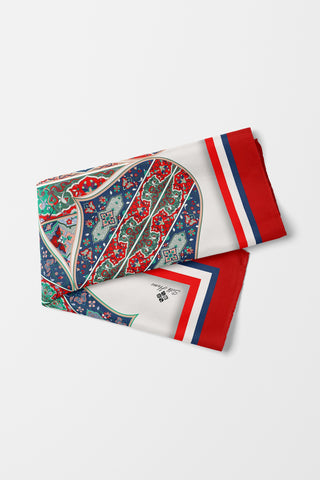 Bandana Etnik Desen Kırmızı