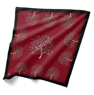 Çiçek Desenli Bandana 20119-04 - | Silk Home