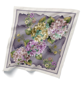 Çiçek Desenli Bandana 20139-01 - | Silk Home