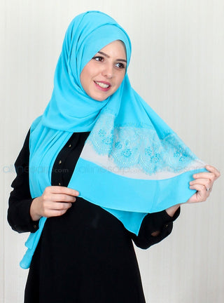 Dantelli Şifon Şal DA311-03