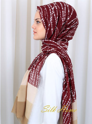 Silk Home Desenli Haiti Şal 180818-04