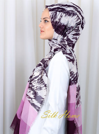 Silk Home Desenli Haiti Şal 180819-07