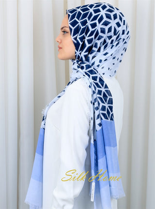 Silk Home Patterned Haitian Scarf 180820-03