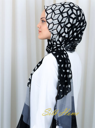 Silk Home Desenli Haiti Şal 180820-07