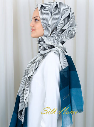 Silk Home Patterned Haitian Scarf 180821-05
