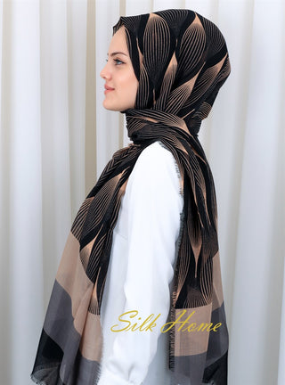 Silk Home Patterned Haitian Scarf 180821-10