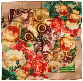 Dijital Baskı İpek Eşarp 9835-05