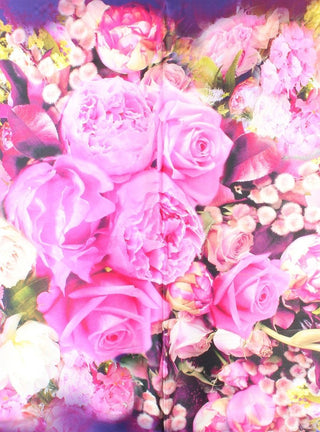 Dijital Baskı İpek Eşarp 9948-01