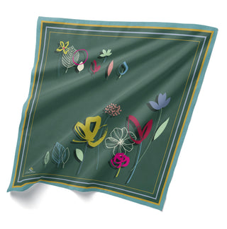 Geometrik Desenli Bandana 20121-02 - | Silk Home