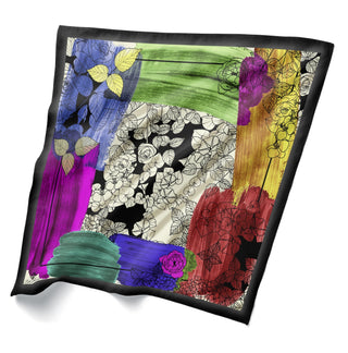 Geometrik Desenli Bandana 20130-01 - | Silk Home