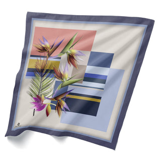 Geometrik Desenli Bandana 20140-01 - | Silk Home