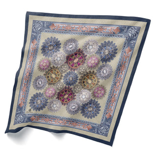 Geometrik Desenli Bandana 20142-01 - | Silk Home