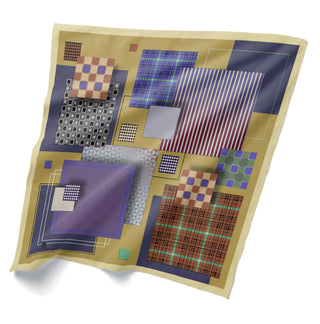 Geometrik Desenli Bandana 20145-01 - | Silk Home
