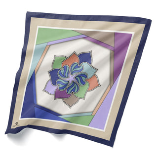 Geometrik Desenli Bandana 20146-01 - | Silk Home