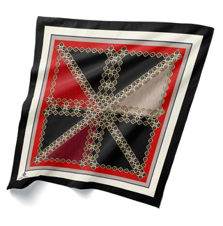 Geometrik Desenli Bandana 20147-02 - | Silk Home