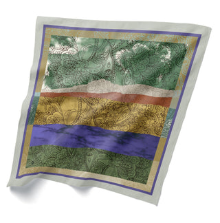 Geometrik Desenli Bandana 20152-01 - | Silk Home