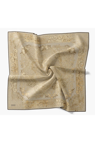 Monare Eşarp Etnik Motif Bej 90x90