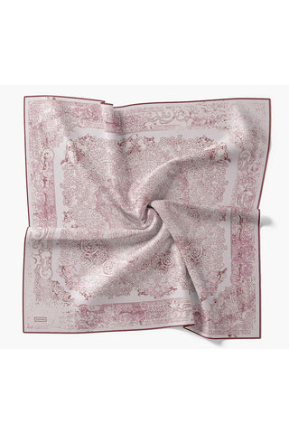 Monare Eşarp Etnik Motif Pudra 90x90