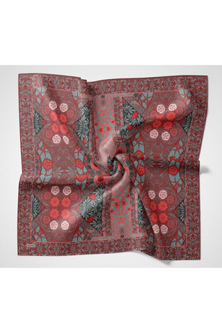 Monare Eşarp Lora Bordo 90x90