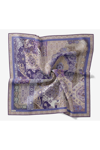 Monare Eşarp Modern Eflatun 90x90