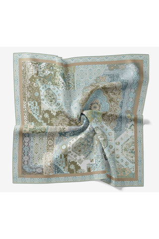 Monare Eşarp Modern Gök Mavi 90x90