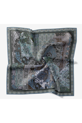 Monare Eşarp Modern Koyu Lacivert 90x90