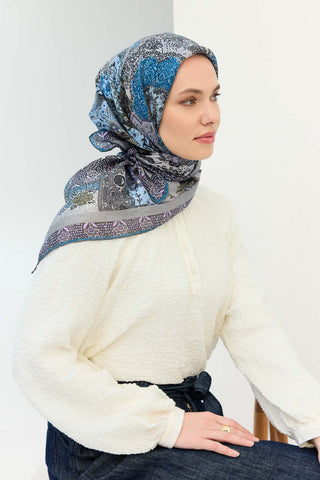 Monare Eşarp Modern Mor 90x90