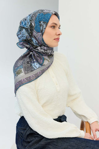 Monare Eşarp Modern Mor 90x90